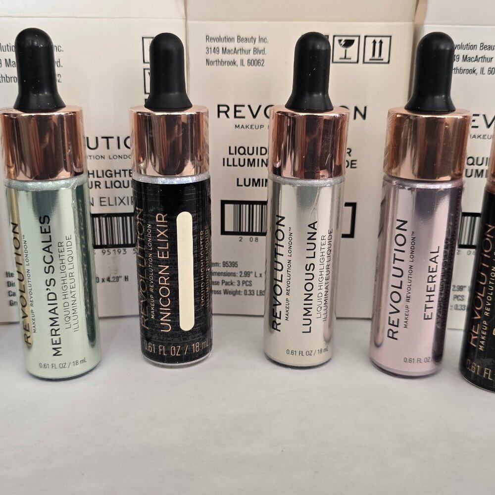 Makeup Revolution Liquid Highlighter .61oz Pick Your Shade